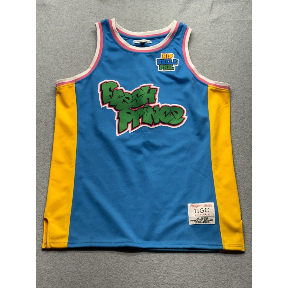 Headgear Classics‎ Fresh Prince of Bel-Air RIP Uncle Phil Jersey Blue Mens XL